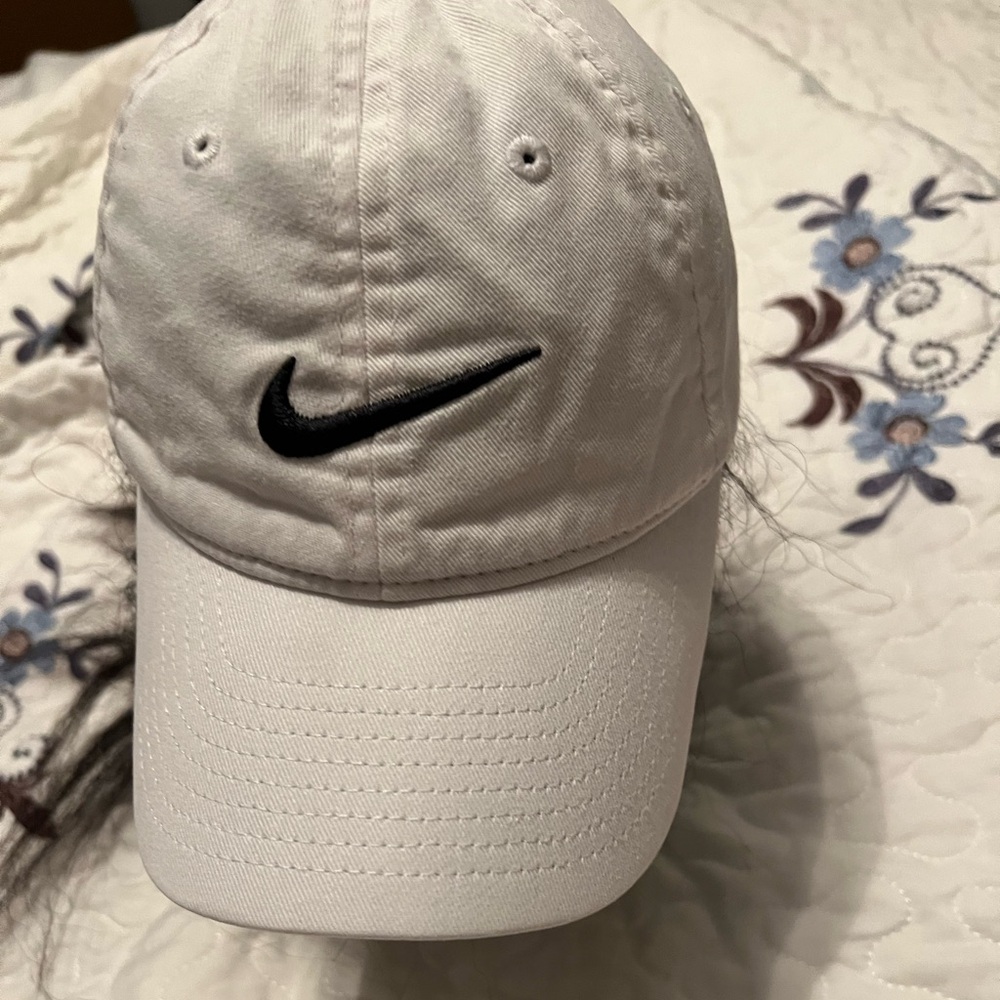Nike Classic White Hat with Black Swoosh